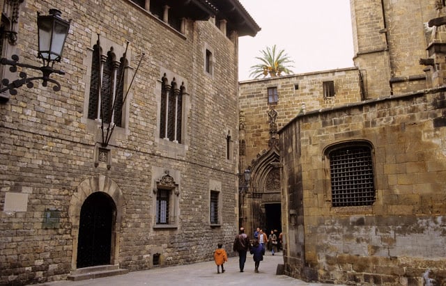 Bairro Gótico em Barcelona Bairro Gótico em Barcelona