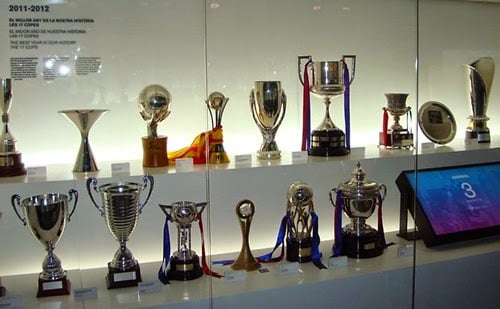 Troféus do Barça no Museu FC Barcelona Troféus do Barça no Museu FC Barcelona