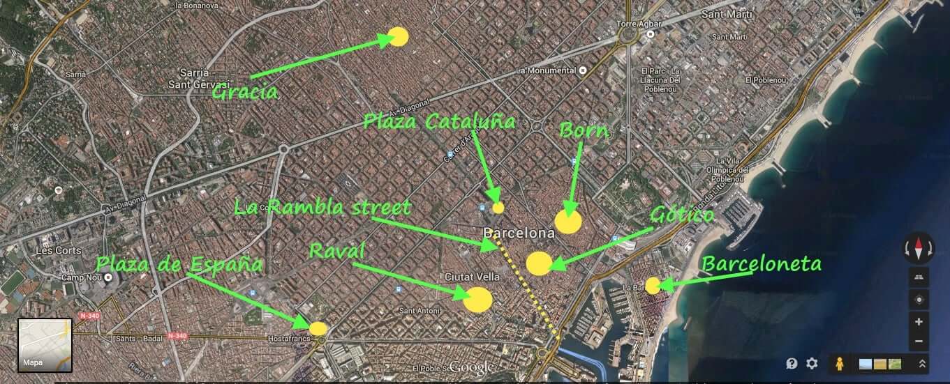 Onde Ficar em Barcelona: Melhores regiões Onde Ficar em Barcelona: Melhores regiões