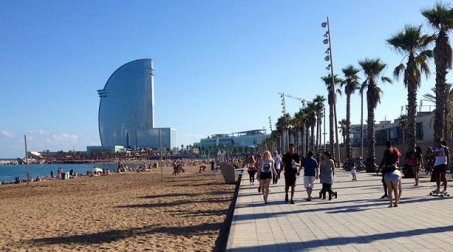 Praia de Barceloneta Praia de Barceloneta
