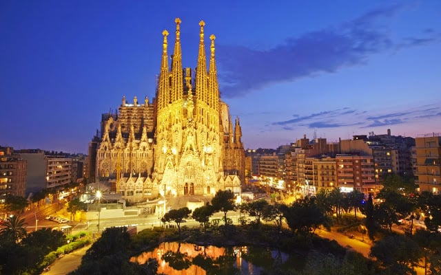 Sagrada Família em Barcelona Sagrada Família em Barcelona