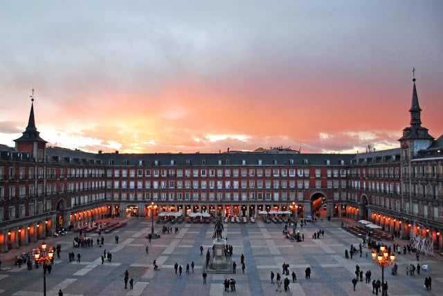 Plaza Mayor em Madri Plaza Mayor em Madri